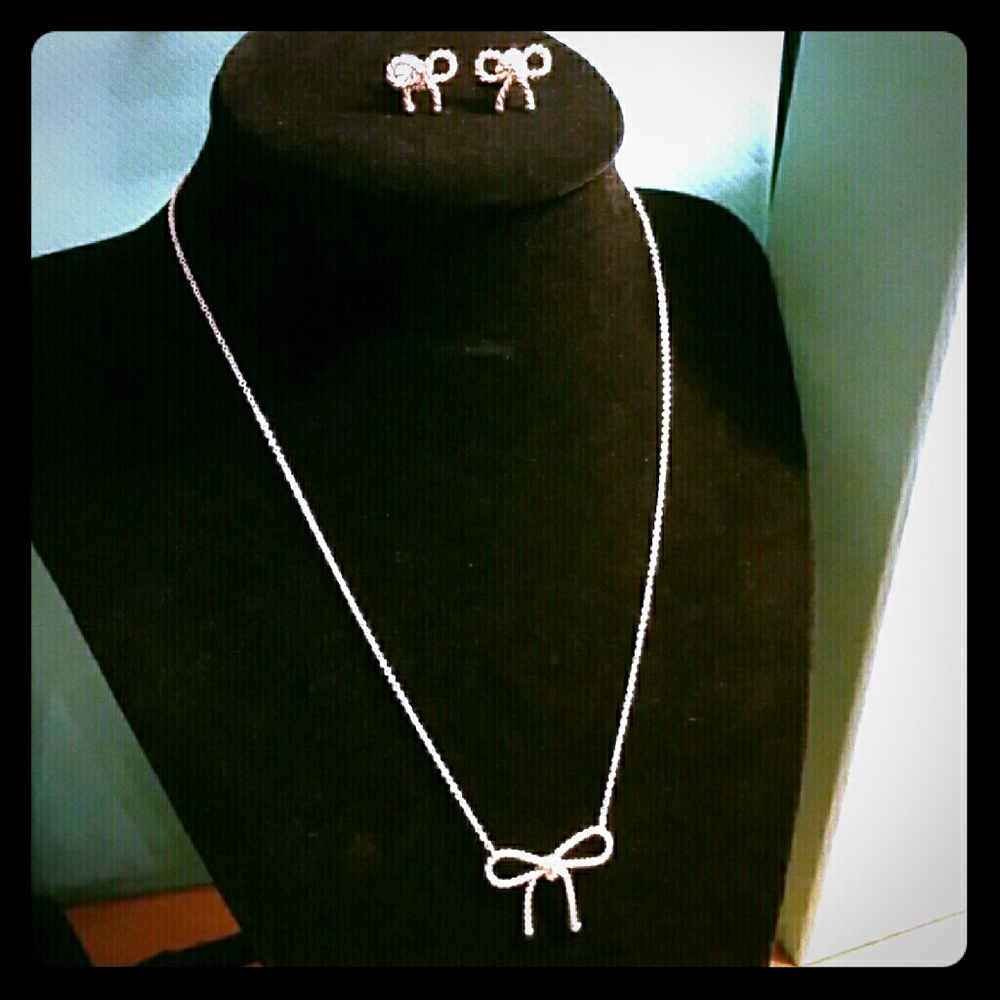 Tiffany & Co.Retired Twisted Bow Necklace/Earrin